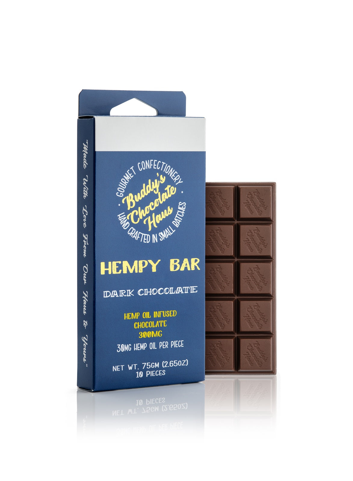 Buddy's Chocolate Haus Hempy Bar Dark Chocolate My Store Supplier