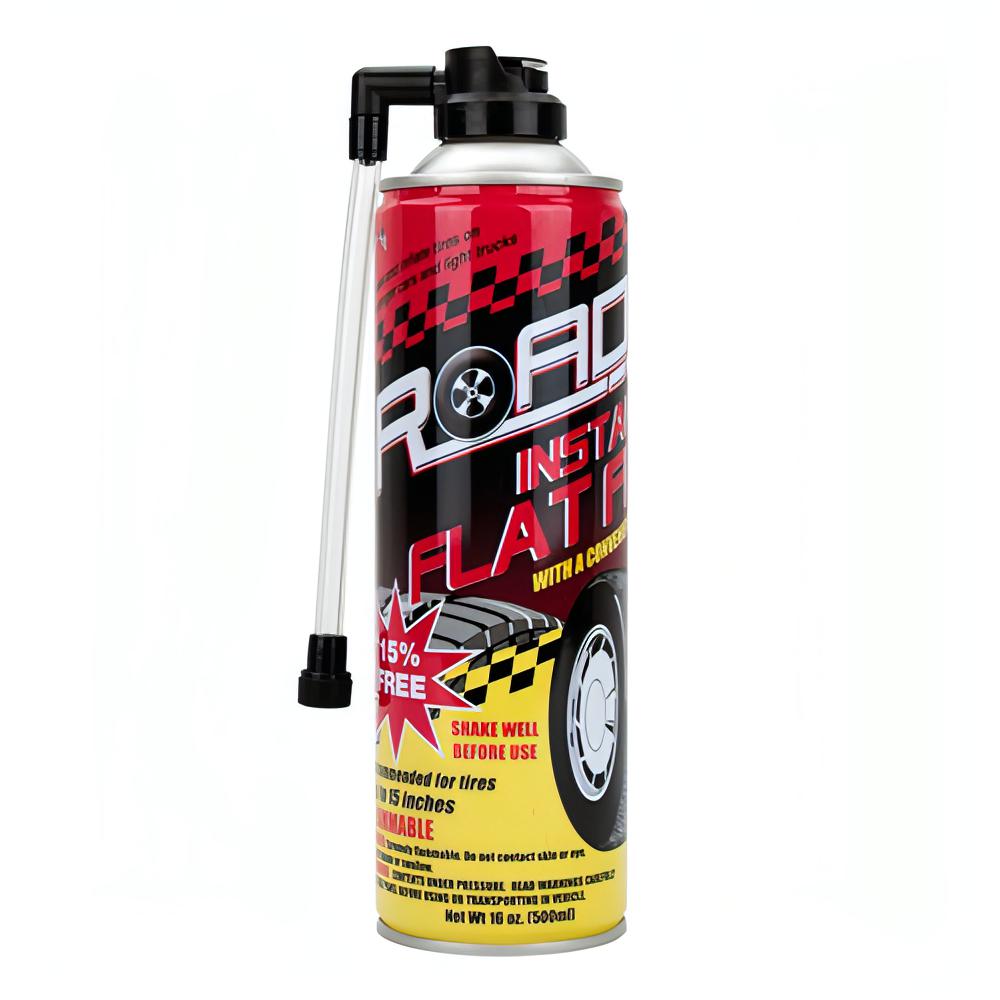 Road Instant Flat Fix Tire Inflator with Hose 12 Count Pythonbrands
