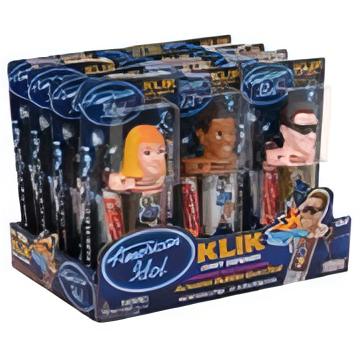 American Idol Klik Candy Dispenser 12 Count Wholesale