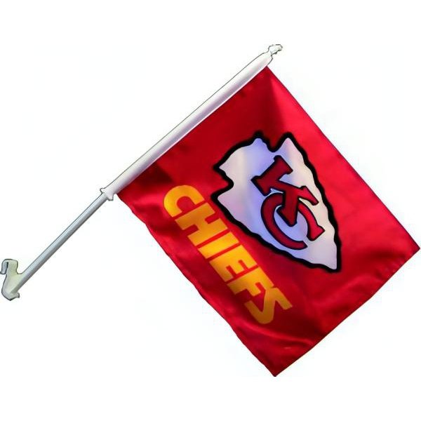 Kansas City Chiefs Car Flags 6 Count Pythonbrands