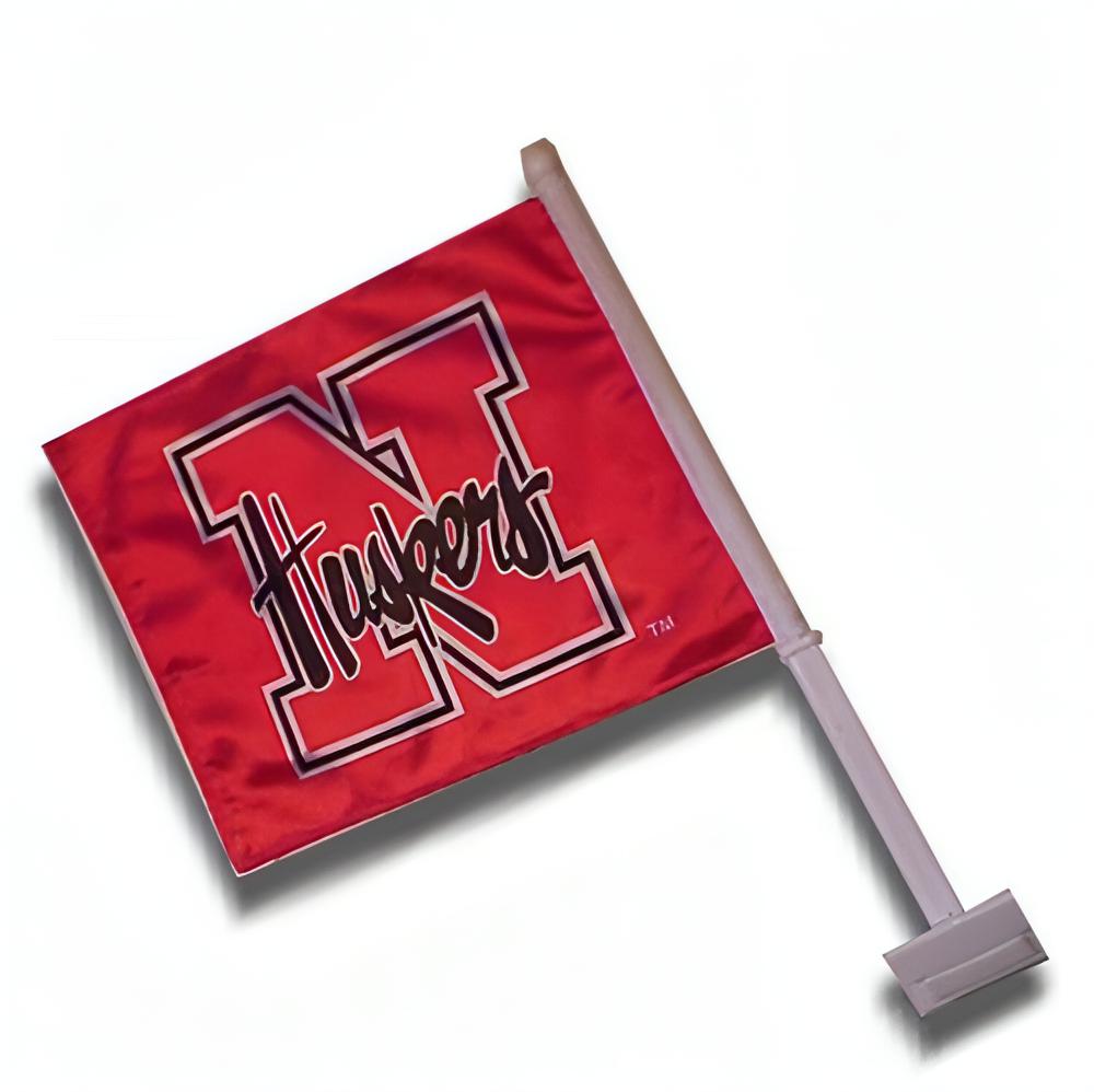 Nebraska Cornhuskers Car Flags 6 Count Pythonbrands