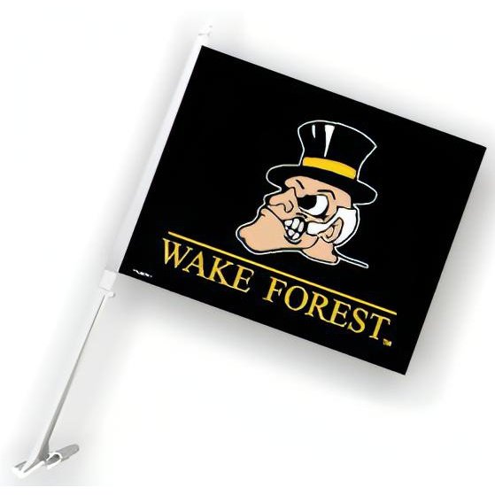 Wake Forest Demon Deacons Car Flags 6 Count Pythonbrands