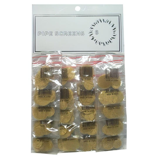 Pipe Screens Gold 10 Pack 36 Count Pythonbrands