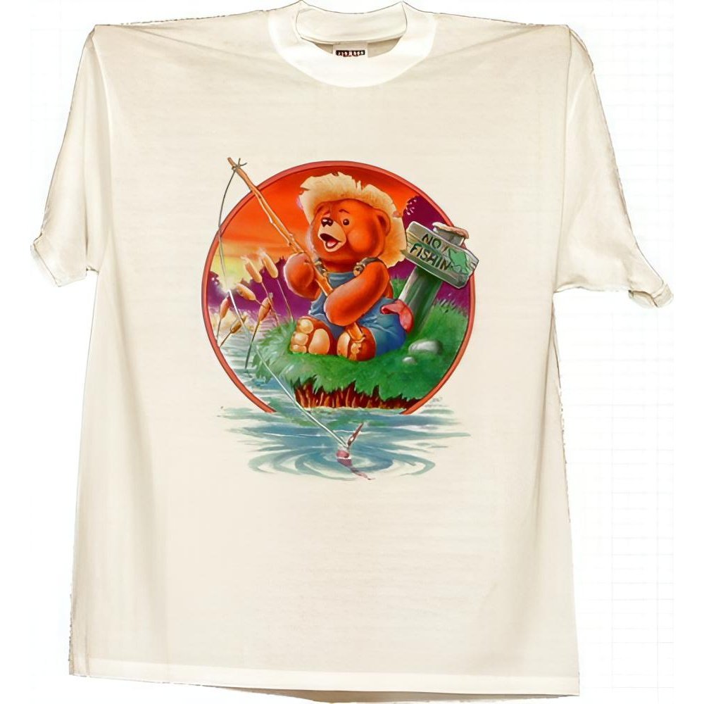 Fishing Teady Bear T-shirt Pythonbrands