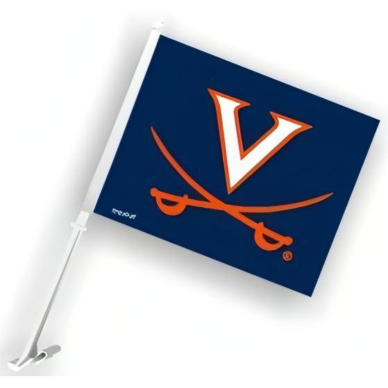 Virginia Cavaliers Car Flags 6 Count Pythonbrands