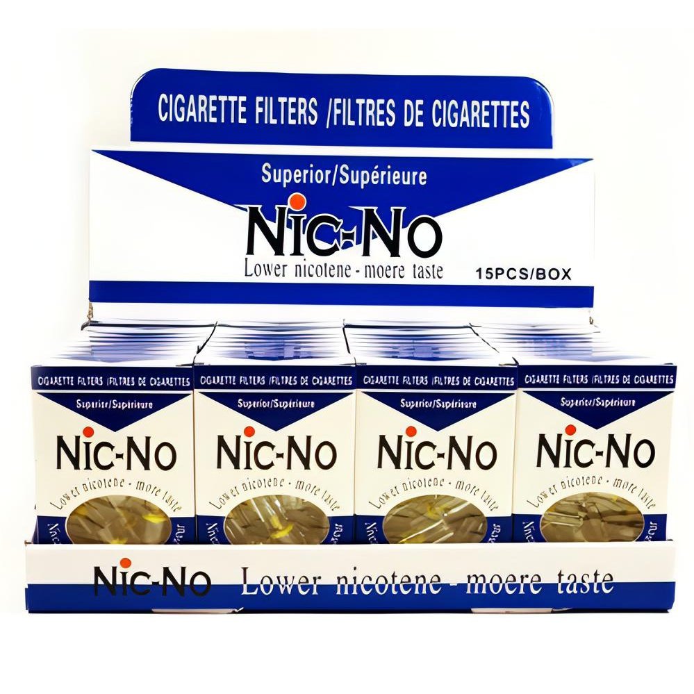 Nic-no Cigarette Filters 15 Pack 36 Count Pythonbrands