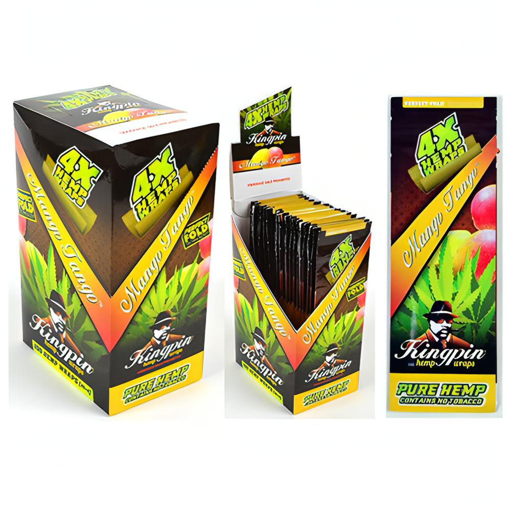 Kingpin Hemp Wraps Mango Tango 25 Count Pythonbrands