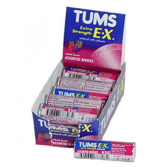 Tums Assorted Berries Ex 12 Count Pythonbrands