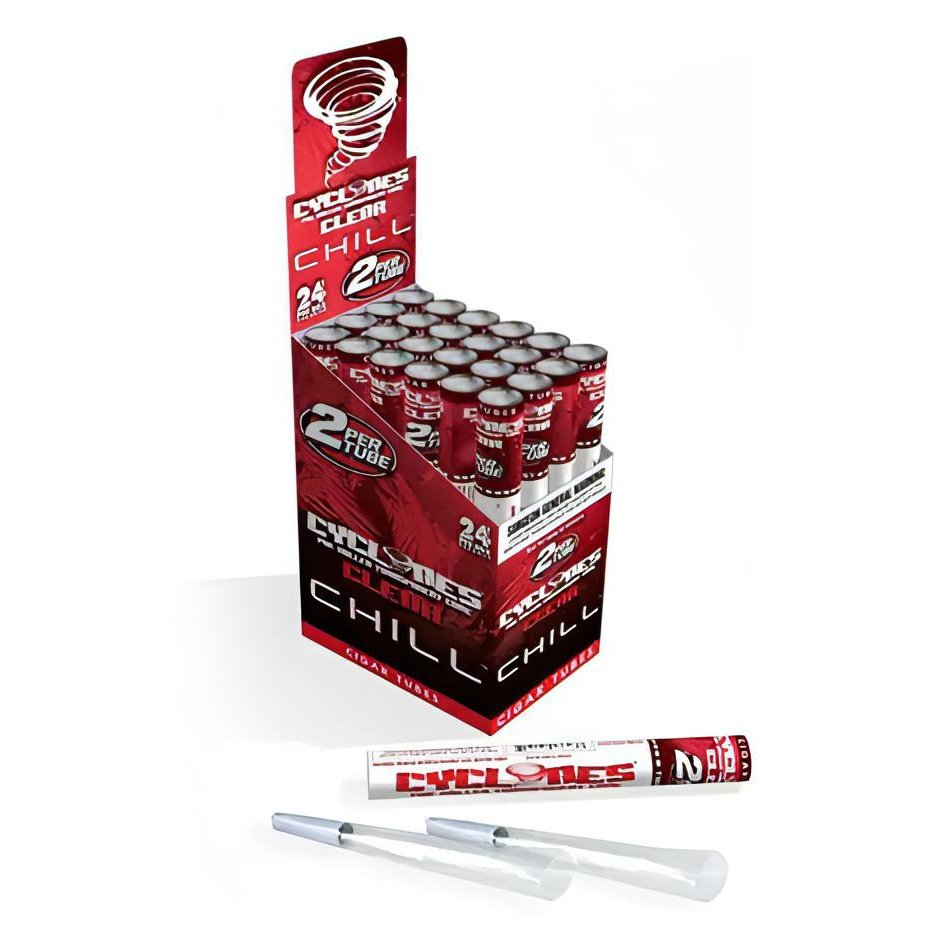 Cyclone Cigar Wraps Red Chill 2 Pack 24 Count Pythonbrands