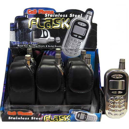 Cell Phone Flasks 6 Count Wholesale