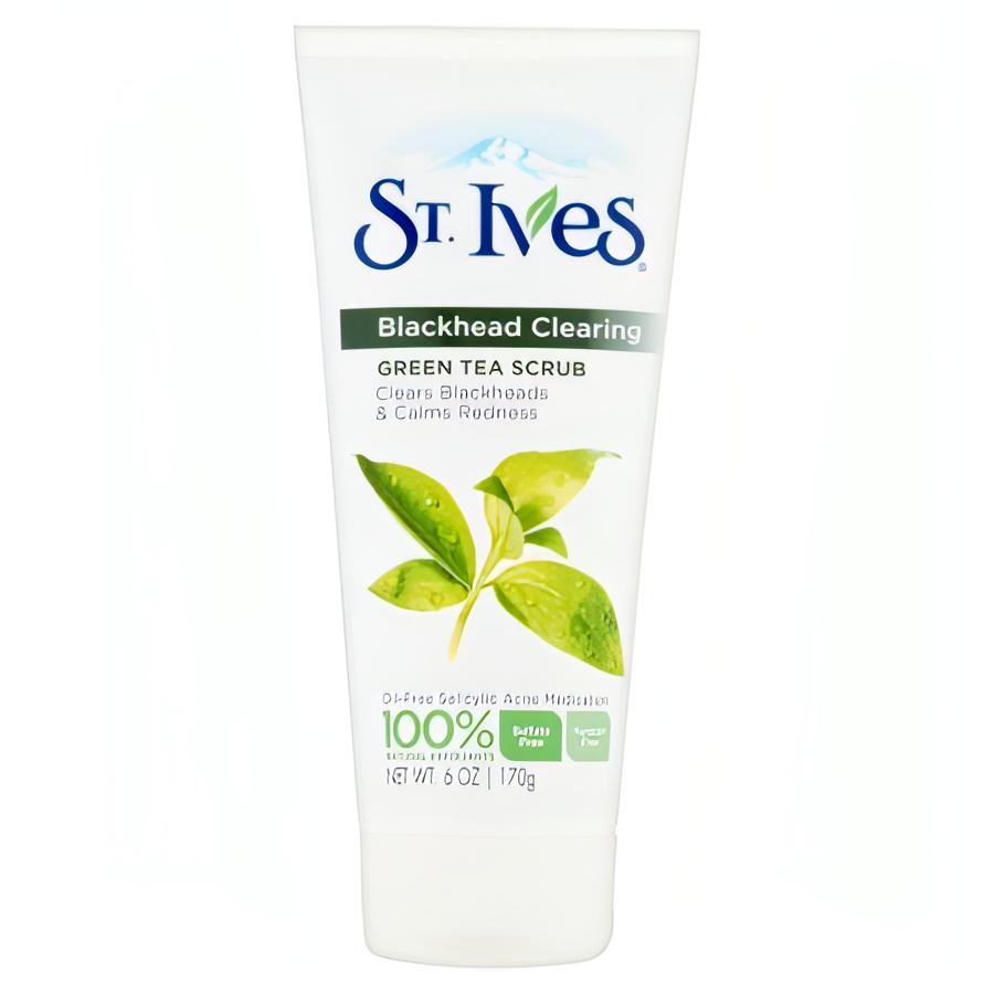 St Ives Blackhead Clearing Green Tea Scrub 6 Count Pythonbrands