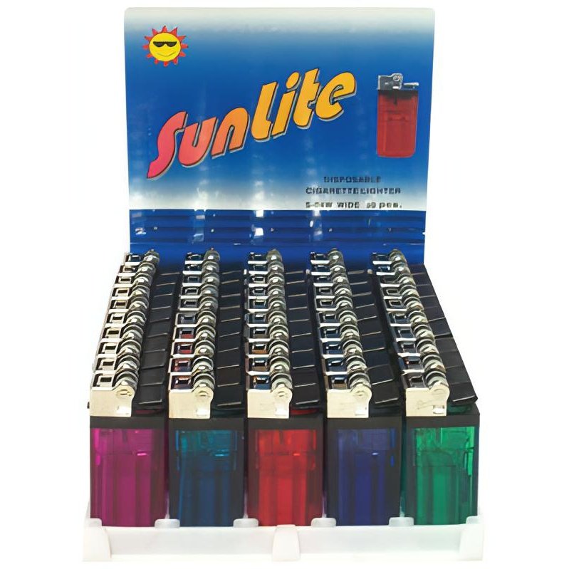 Wide Disposable Lighters 50 Count Pythonbrands