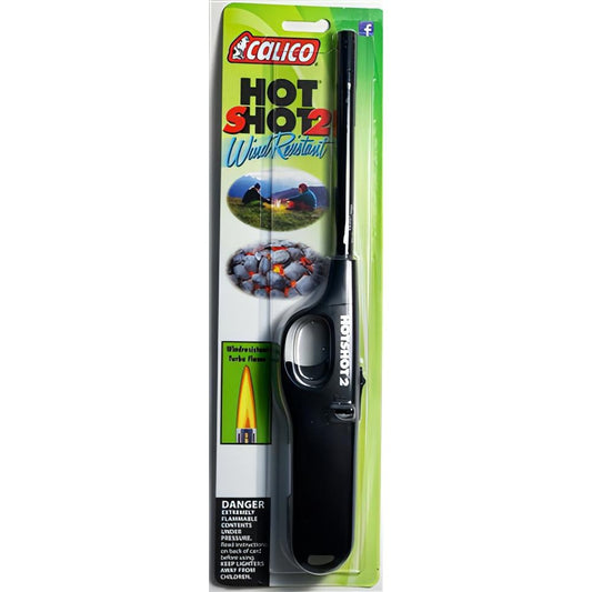 Calico Hot Shot 2 Wind Resistant Barbecue Lighters 12 Count Pythonbrands