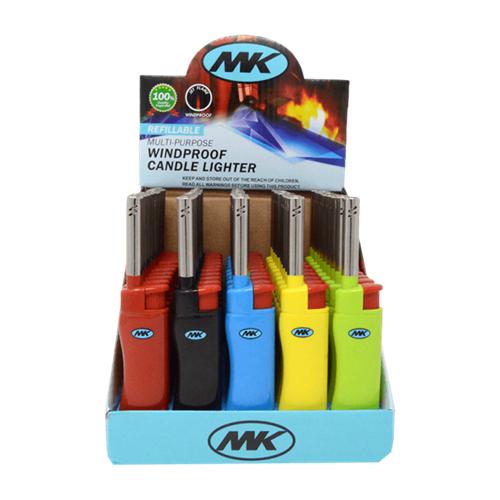 MK Windproof Torch Flame Easy Reach Candle Lighters 50 Count Pythonbrands