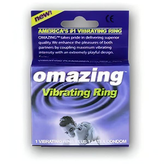 Omazing Vibrating Ring And Condom Pythonbrands