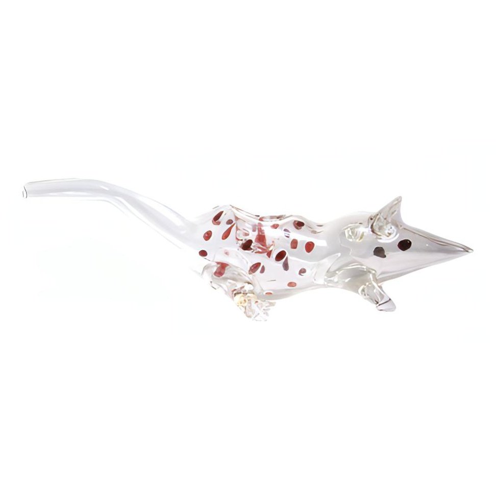 Red Spotted Armadillo Glass Pipe Pythonbrands