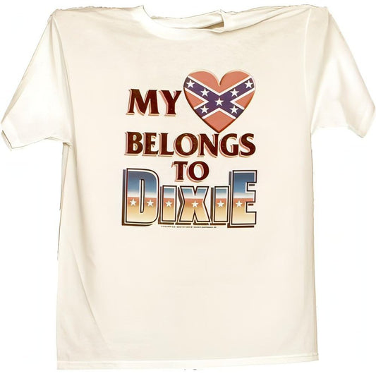 My Heart Belongs To Dixie T-shirt Pythonbrands