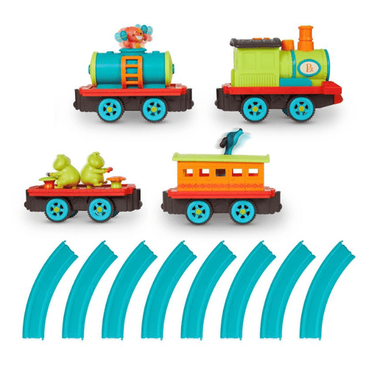 The Critter Express Train Set by B Toys with Light and Sound Pythonbrands