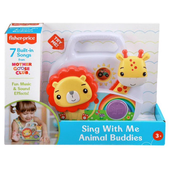 Fisher Price Boombox Toy with Built-In Songs Pythonbrands