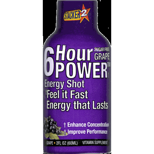 6 Hour Power By Stacker 2 Grape 12 Count Wholesale