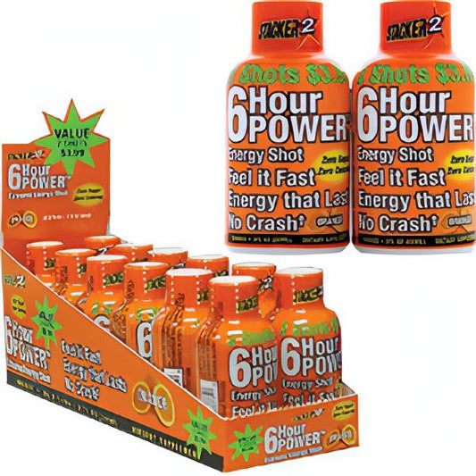6 Hour Power Orange 2 Pack 6 Count Wholesale