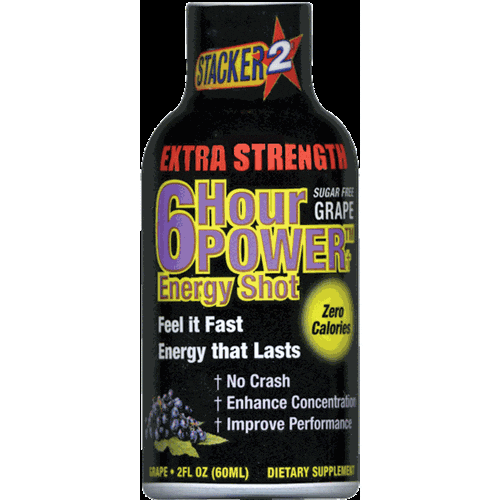 6 Hour Power By Stacker 2 Grape Extra Strength 12 Count Wholesale