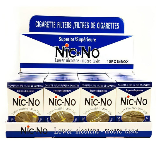 Nic-no Cigarette Filters 15 Pack 36 Count Pythonbrands