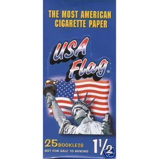 Usa Flag Cigarette Rolling Papers 25 Count Pythonbrands