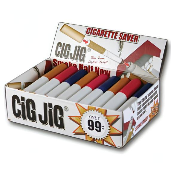 Cig Jig Cigarette Saver Assorted Colors 30 Count Wholesale